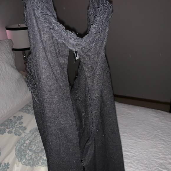 Button Up Ruffle Bustier Style Mini Dress - Picture 5 of 6